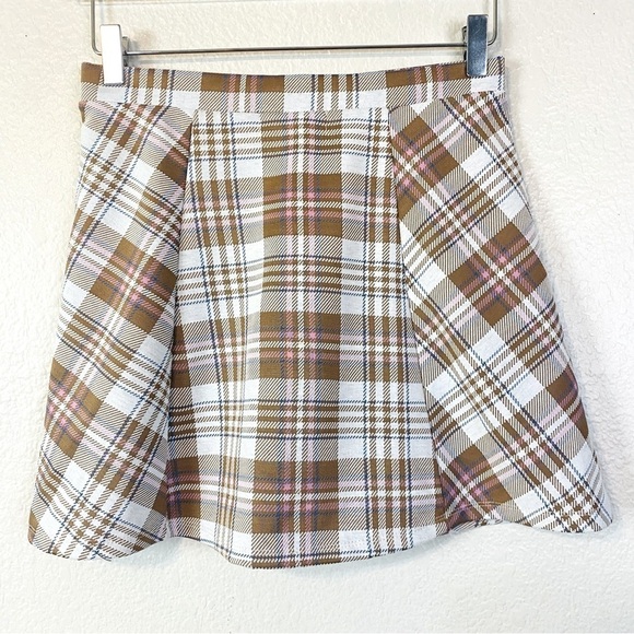 RSQ Plaid A Line Knit Skirt Size M - Picture 3 of 7